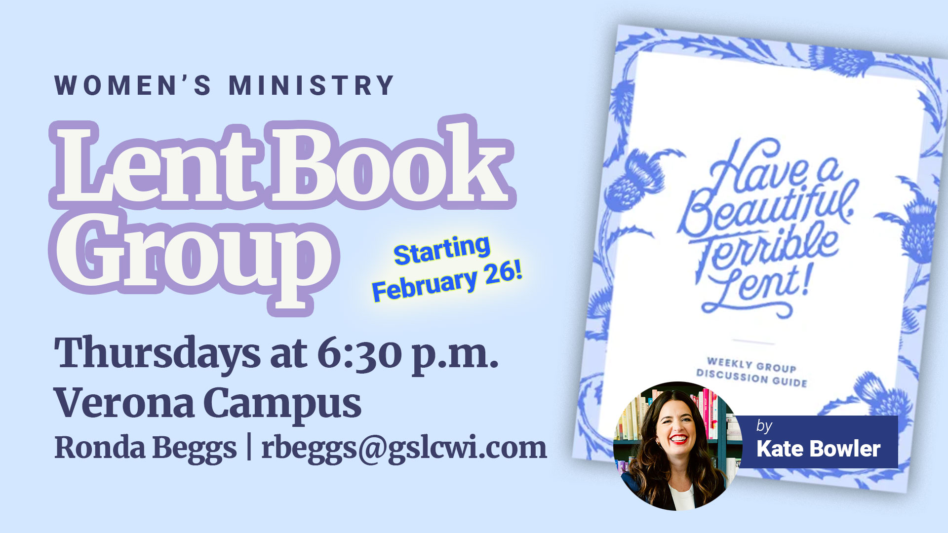 “Have a Beautiful, Terrible Lent” | Women’s Book Group